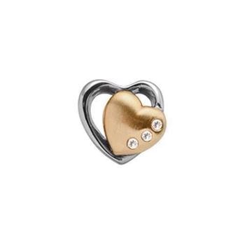 630-G60, Christina, Hearts 2-tone forgyldt køb det billigst hos Guldsmykket.dk her